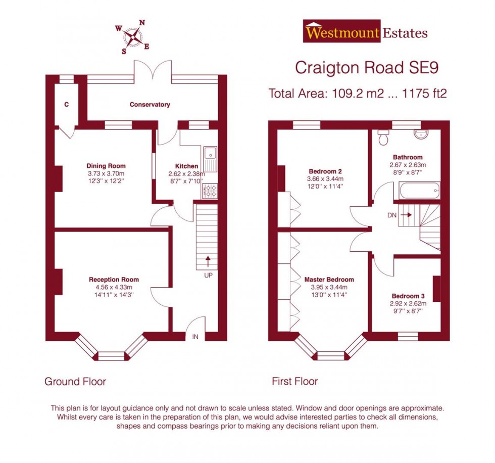 Floorplan for Craigton Road, London, SE9