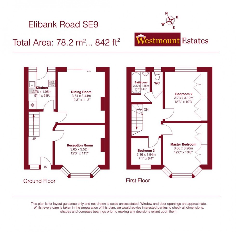 Floorplan for Elibank Road, London