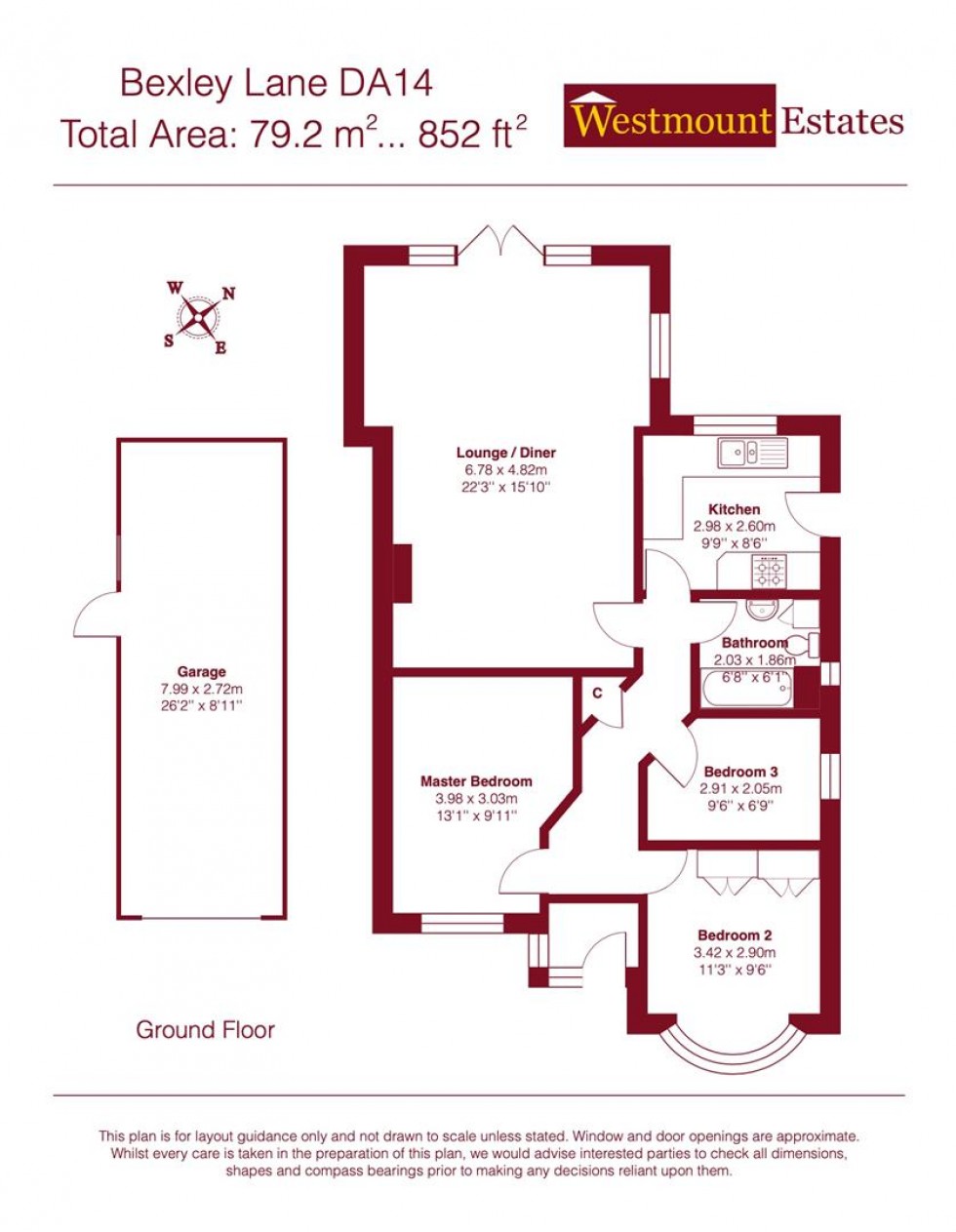 Floorplan for Bexley Lane, Sidcup, DA14