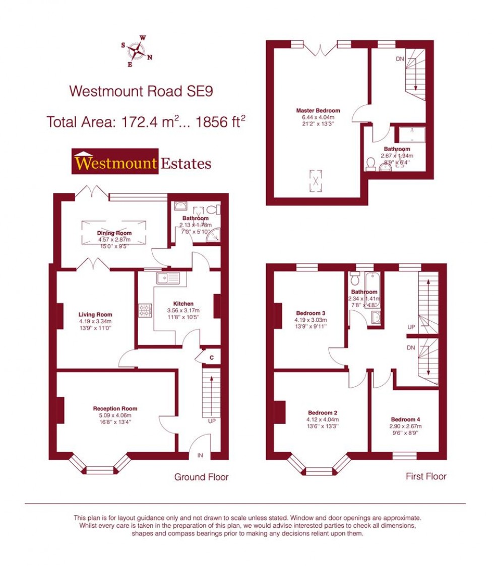 Floorplan for Westmount Road, Eltham