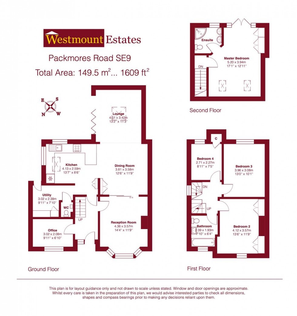 Floorplan for Packmores Road, London, SE9