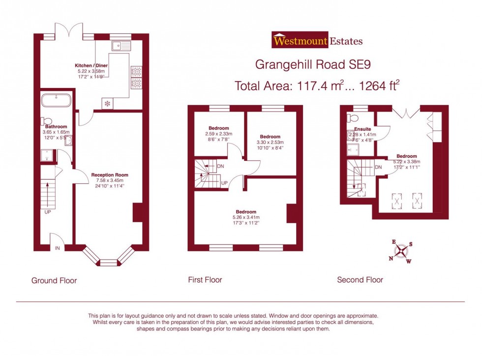 Floorplan for Grangehill Road, London