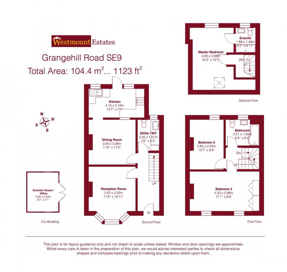 Floorplan for Grangehill Road, London, SE9