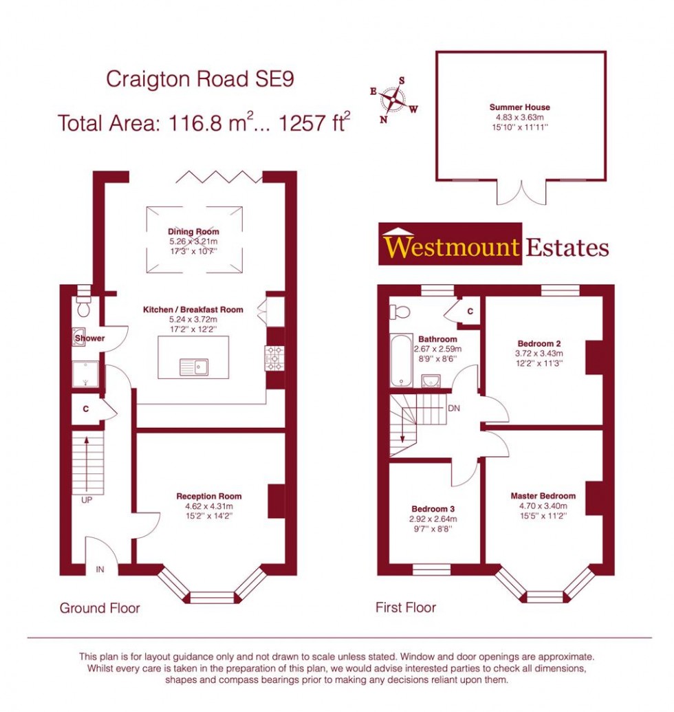 Floorplan for Craigton Road, London, SE9