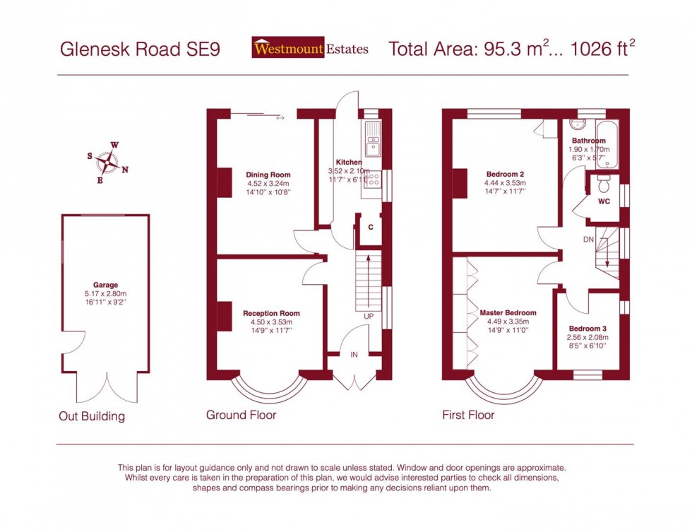 Floorplan for Glenesk Road, London, SE9