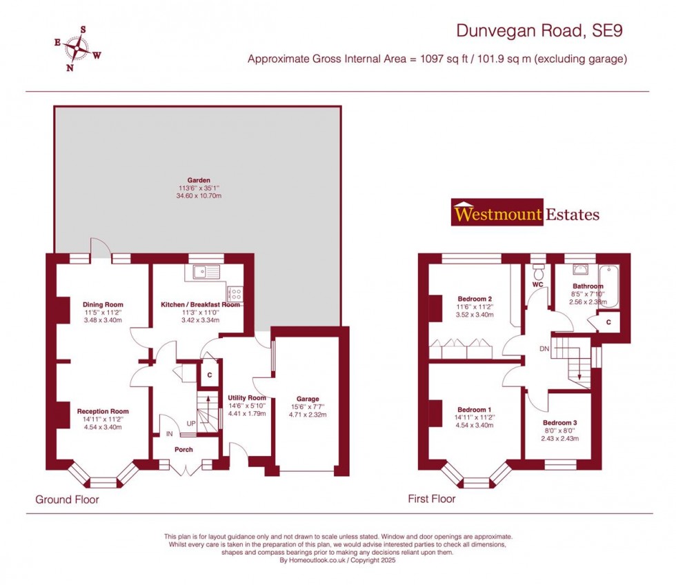 Floorplan for Dunvegan Road, London, SE9