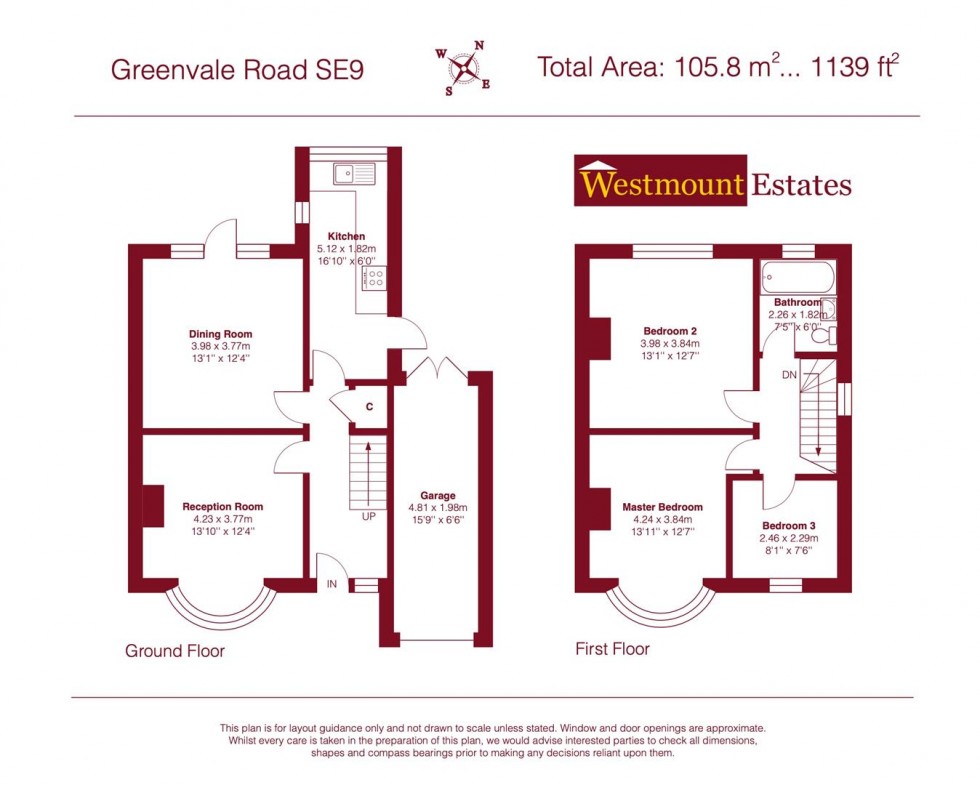 Floorplan for Greenvale Road, Eltham, SE9