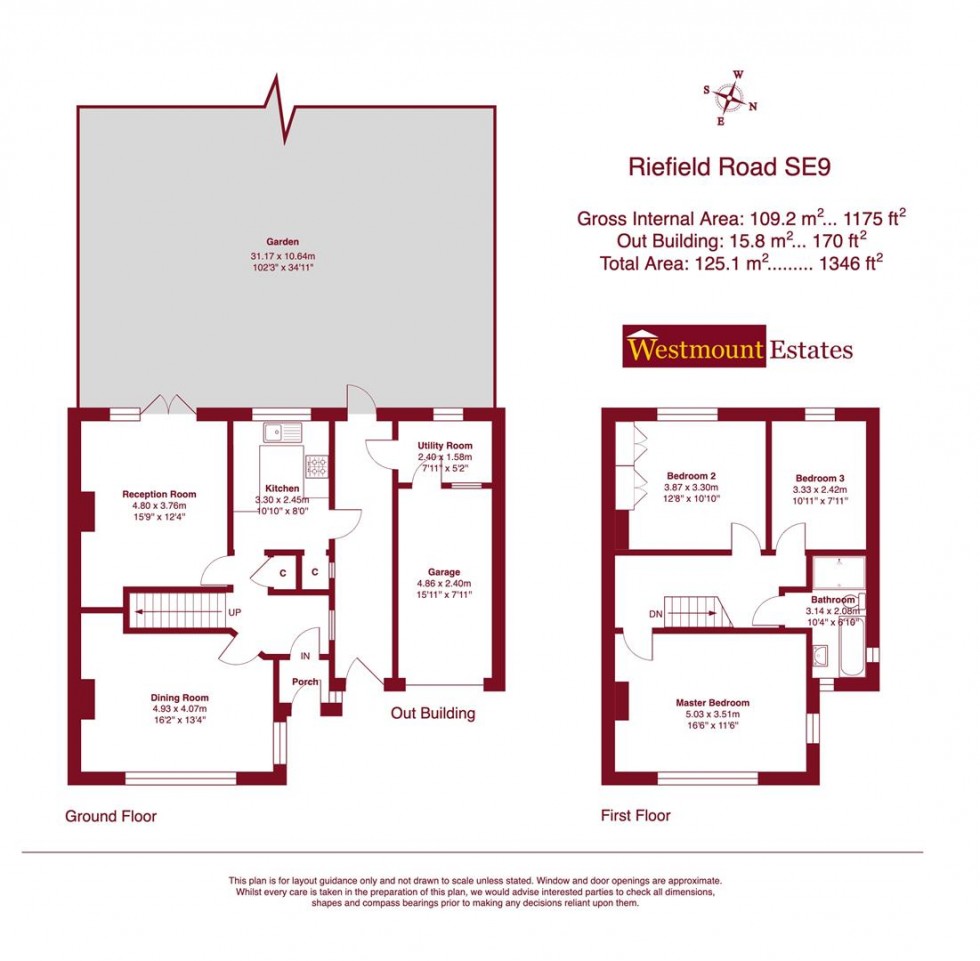 Floorplan for Riefield Road, London, SE9