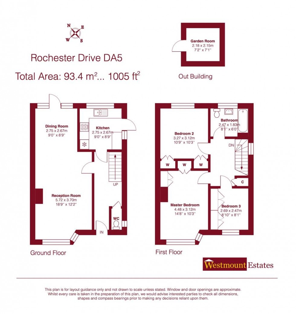 Floorplan for Rochester Drive, Bexley