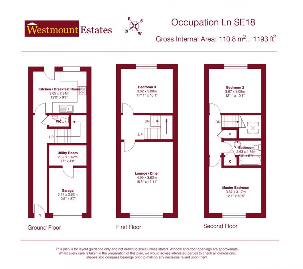 Floorplan for Occupation Lane, London