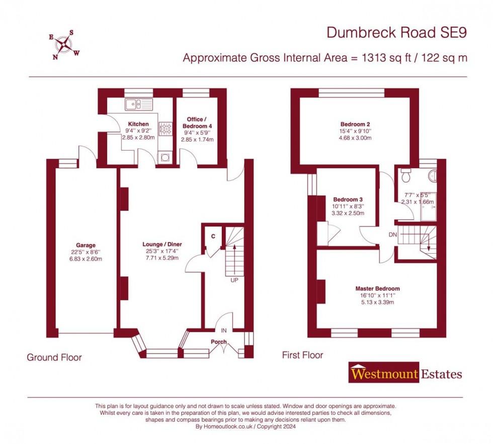 Floorplan for Dumbreck Road, SE9