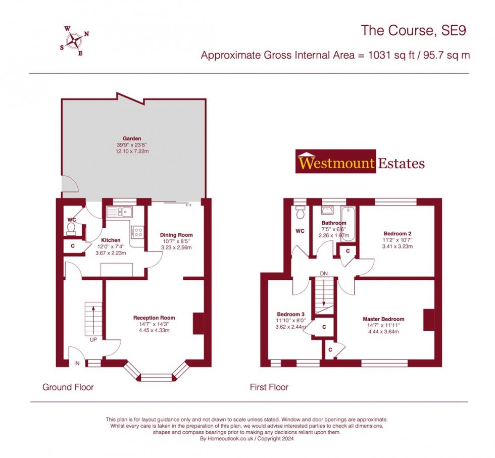 Floorplan for The Course, London