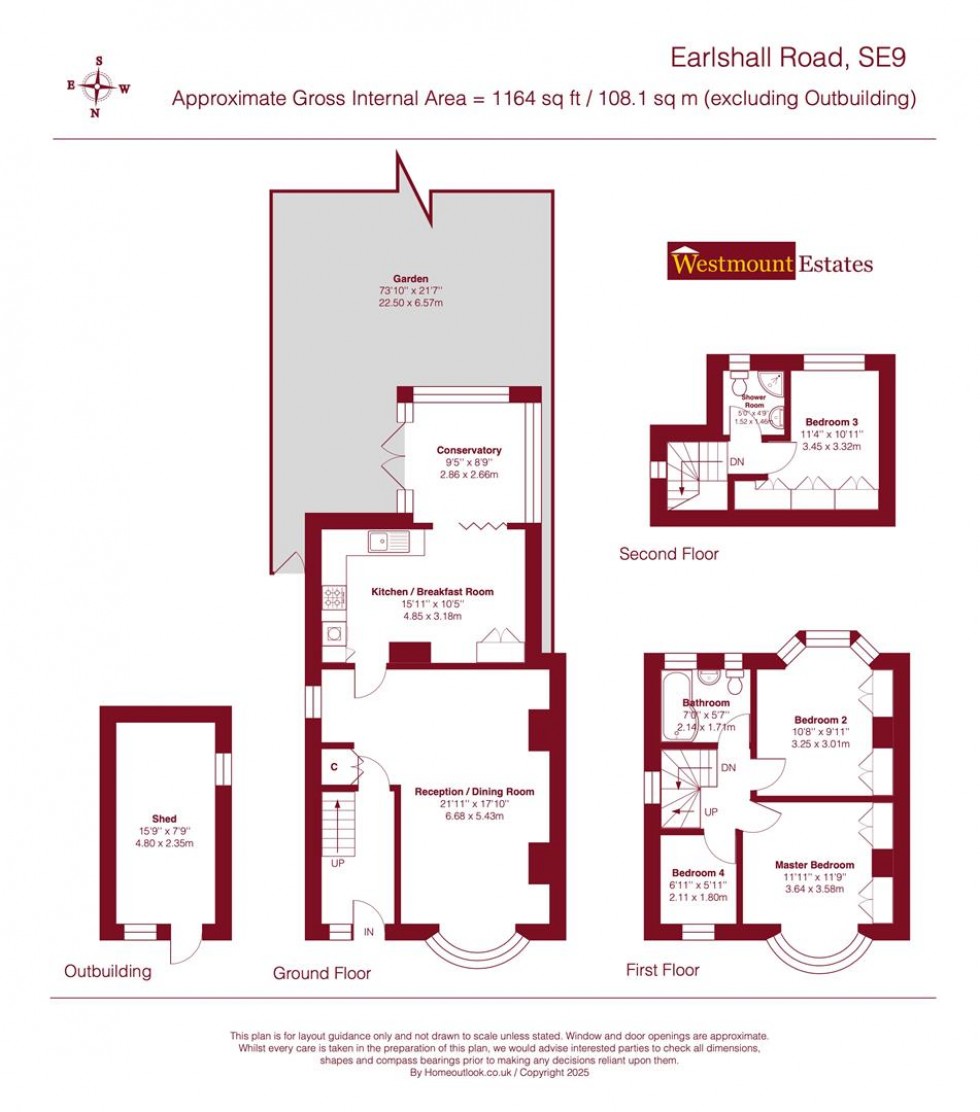 Floorplan for Earlshall Road, SE9