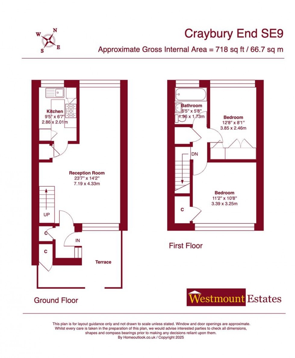 Floorplan for Craybury End, London