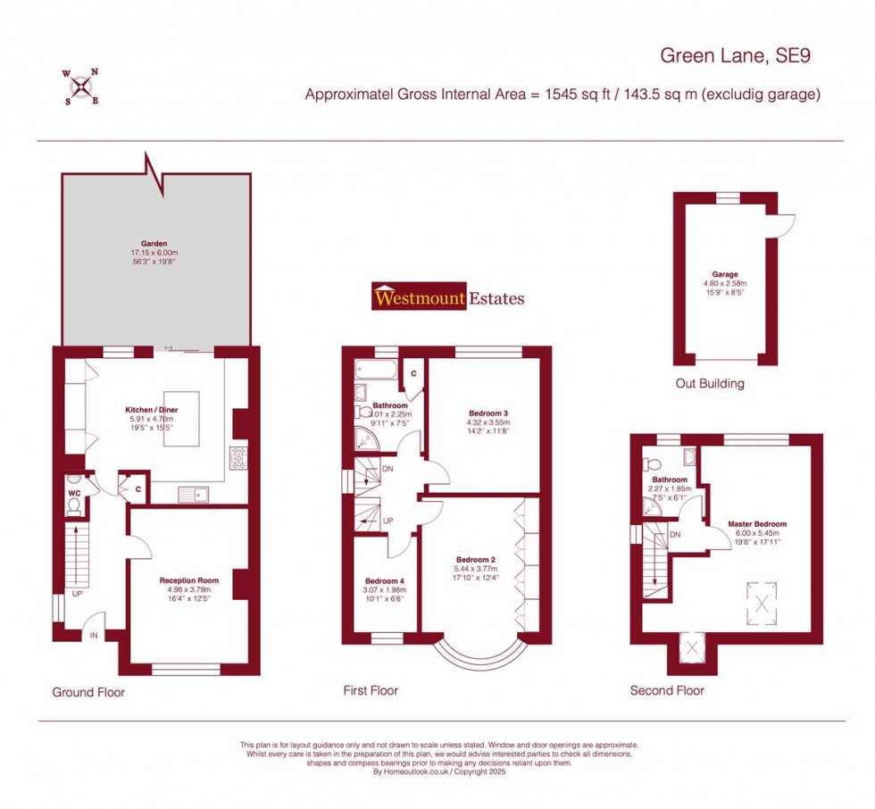 Floorplan for Green Lane, London